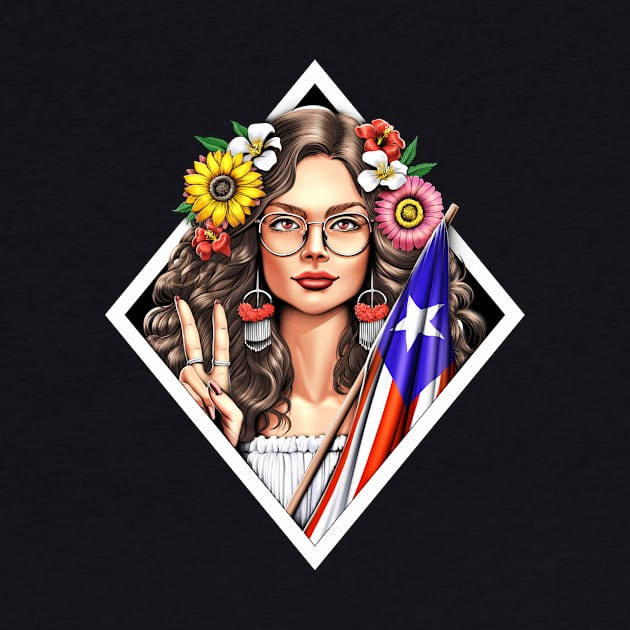 Boricua Puerto Rico Girl by underheaven